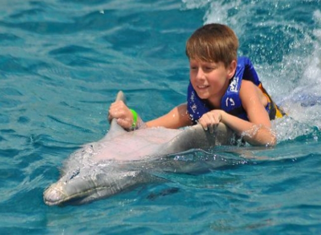 Sujetate a las aletas